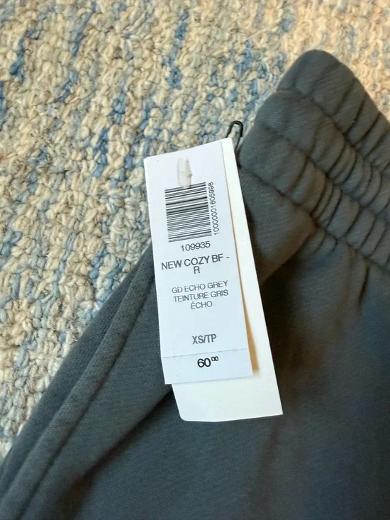 NWT Aritzia Dark Gray Cropped Hoodie & Jogger Sweat Set - Picture 7 of 7